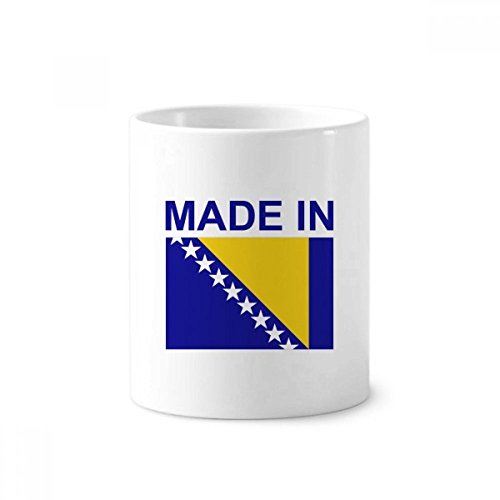 Tasse en céramique blanche Bosnie-Herzégovine, le cadeau idéal pour passionnés
