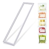 UPGRADED DA63-06538B Refrigerator Freezer Door Gasket Replacement Compatible with Samsung Refrigerator Parts Door Seal, Replaces RS263TDWP RS267TDRS RS263TDPN RS25H5000SR RS261MDRS Freezer Door Gasket