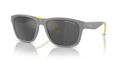 Image of Armani Exchange mens Ax4135s Rectangular Sunglasses