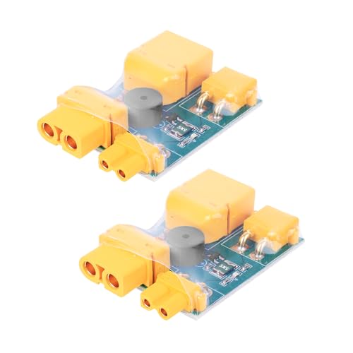 Image of 2PCS Smoke Stopper for FPV Drone Short-Circuit Protection Switch XT30 / XT60 Connector with Alarm Buzzer Safety Inspecting for 2-6S RC Quad FPV Drone Crossing Machine