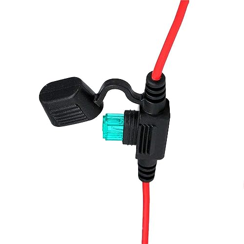 MACHSWON Waterproof Inline Automotive Fuse Holder 10 Pack for Mini Fuse UL1015 16 Gauge AWG 12 Inches Wire, for ATM Blade Fuse - Image 4