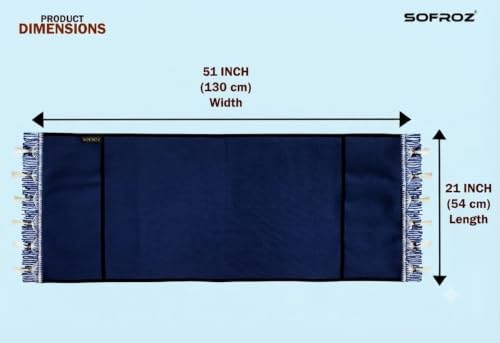 Image of Refrigerator Single Door Waterproof, Dustproof, Protective Cover for Fridges with Extra Storage Space Nylon Top Cover with 6 Storage Pockets (130 x 54 cm) (Navy Blue Lace)