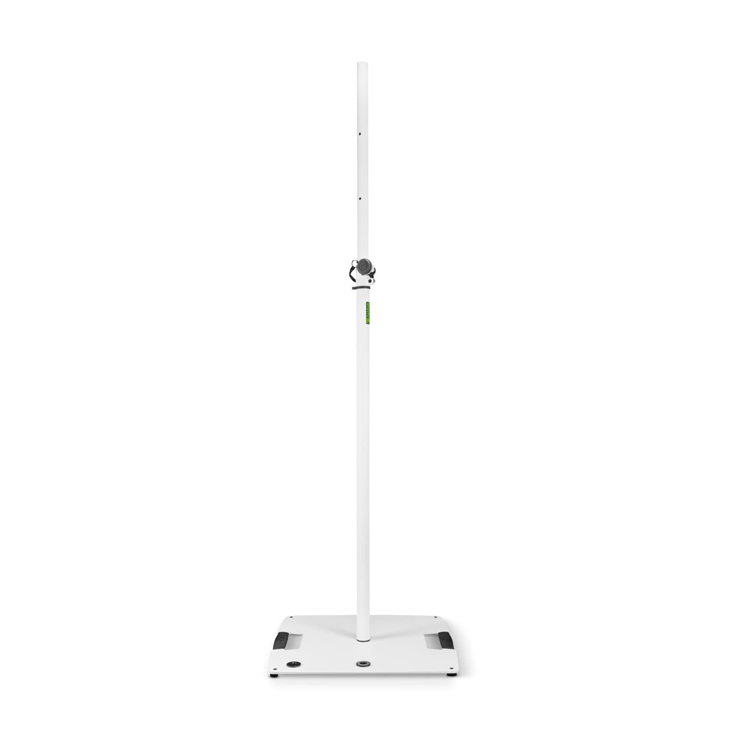 Gravity LS 431 W - Pied d'éclairage avec base carrée en acier et possibilité de montage excentrique