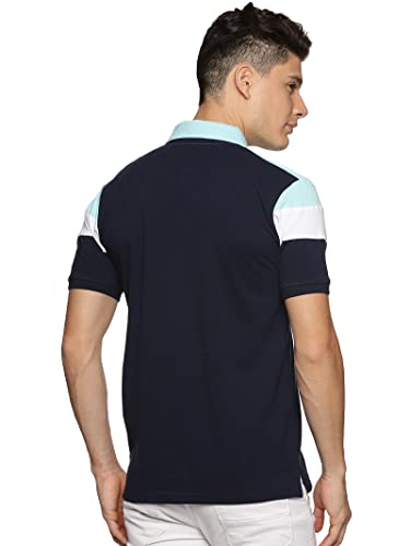 Image of ADRO Men's 100% Cotton Regular Fit Polo T-Shirt