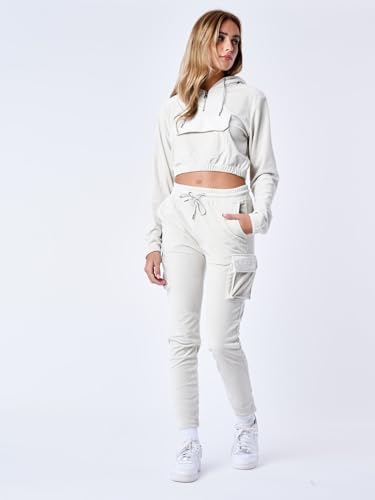 Jogging Cargo Velours Project X Paris Gris Clair Idéal pour le Week-end