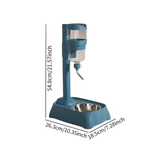 Bebedero automático portátil para mascotas, azul miniatura 6
