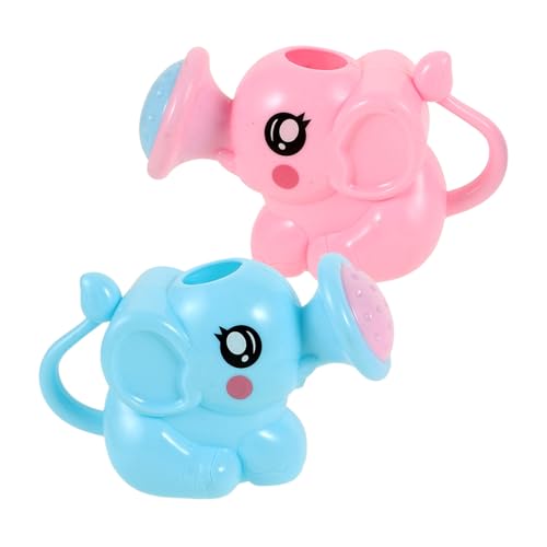 GARIOUANS 2 Piezas Juguetes de Baño para Bebés Regaderas de Colores Rosa y Azul Juguetes de Agua para Bañera Aptos...