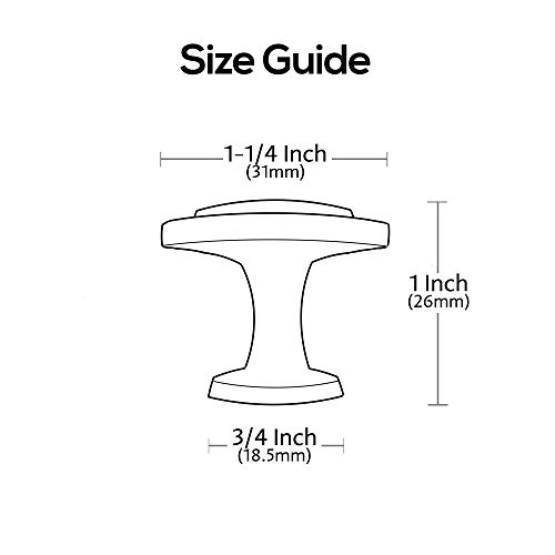 Alzassbg 25 Pack Brushed Satin Nickel Cabinet Knobs, 1-1/4 Inch Diameter Kitchen Cabinet Hardware Round Knobs For Cabinets And Drawers Al6012Sn #TOP4