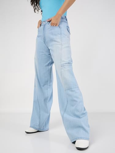 Image of Sassafras Women's Modern Straight-Leg Jeans - Classic Fit, Professional Office to Evening Outfit for Women