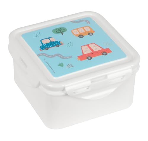 Safta Prescuola Auto - Contenitore Per Alimenti, Qualità E Massima Resistenza, Ricreativo, 13 X 13 X 7,5, Blu, M, Casual