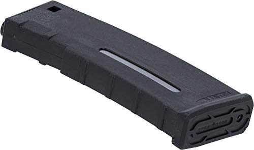 Evike Bamf Polymer Airsoft Magazine Mid-Cap 190Rd For Airsoft M4 Series Aeg Rifles (Color: Black / X5 Package) #TOP4