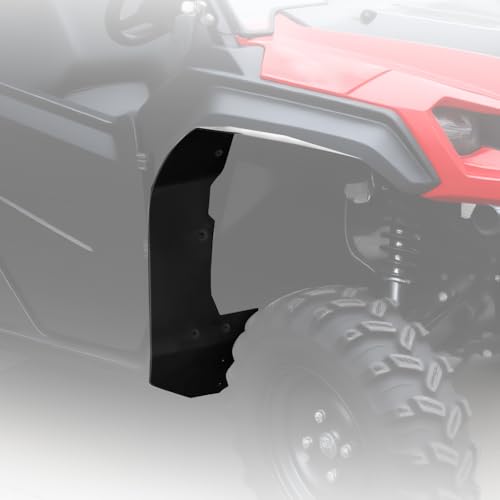 Image of Fender Flares Mud Flaps for Honda Pioneer 1000-5 2016-2025,2PCS | Front Extended Mud Guards UTV Wider Fender Extensions for Honda Pioneer 1000 5 Accessories
