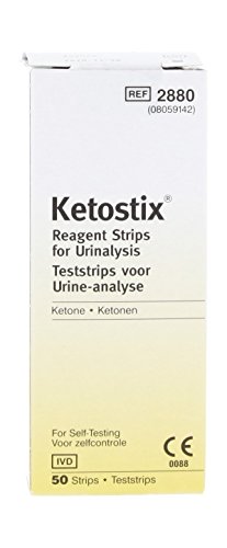 2 x 50 Ketostix Reagent Strips for Ketone Test Urinalysis