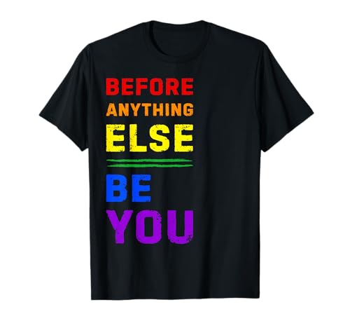 LGBTQ+ Pride Rainbow Empowerment Statement T-Shirt