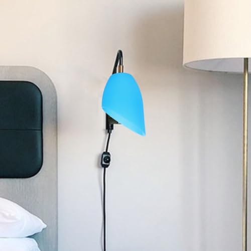 Image of Holibanna Horseshoe Plastic Lamp Shade Replacement for Floor Table Lamps Unique Lightweight Cover for Versatile Home Decor Suitable for Bedside Living Room Lighting