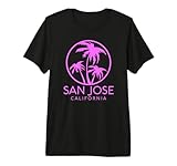San Jose California 408 Nor Cal Bay Area Tech Gilroy Rosa Camiseta Premium