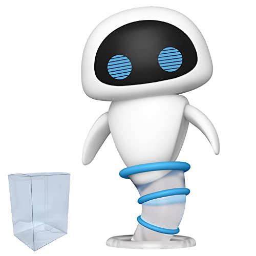 Disney: Wall-E: Eve Flying #1116 Funko Pop With Protector Bundle - Includes Disney: Wall-E: Eve Flying #1116 Vinyl Figure With Blue Salamander Emporium Plastic Protector Case #TOP13
