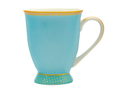Maxwell & Williams Teas & C’s Kasbah Taza de Café de Porcelana, 300 ml – Turquesa - Imagen 4