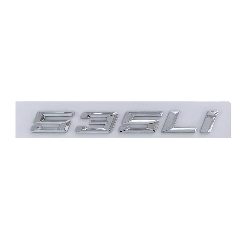 YTQMoreBNZ YYDStes ABS Car Sticker Trunk Emblem Badge Fender Side Decals Compatible With BMW 520Li 528Li 530Li 730Li 740Li 750Li