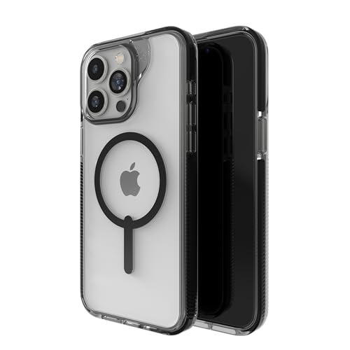 Image of ZAGG Santa Cruz Snap iPhone 15 Pro Max Case - MagSafe Phone Case, Drop Protection (13ft /4m), Durable Graphene, Anti-Yellowing, and Scratch-Resistant Phone Case, Black