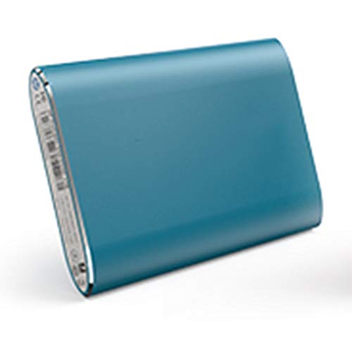 QIAO Externe Festplatte Tragbare 1TB-2.5 Zoll USB 3.1 Backups SSD Tragbare Für TV,PC,Mac,Laptop,Desktop,Windows,Blau,1TB