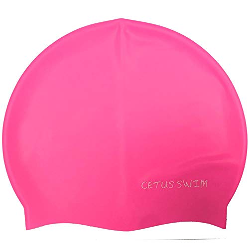 Touca de Silicone para Natação Cetus - Rosa