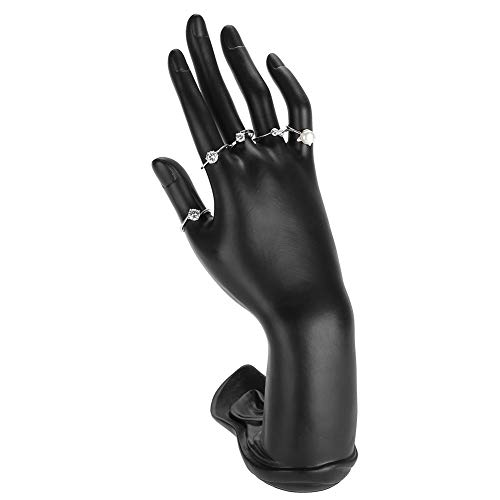 Mannequin Hand Finger - Resin Matte Mannequin Hand Finger Jewelry Ring Bracelet Display Holder Rack(01)