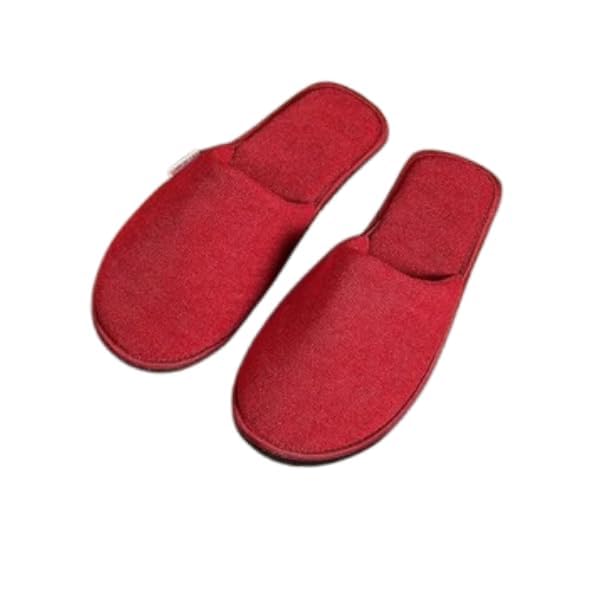 Reusable Slippers Non Slip Closed- Slippers Footwear For Home Guest Hotel Travelling House Spa Salon-image-9