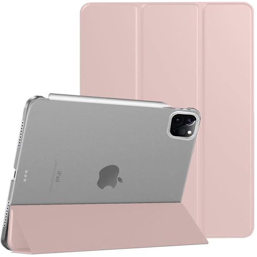 Image of DuraSafe Cases for for iPad Pro 12.9 inch 4th Gen 2020 Cover A2229 MY2H2HN /A MY2J2HN /A A2069 MXAT2HN /A MXAV2HN /A MXAU2HN /A MXAW2HN /A A2233 MY3K2HN /A MY3J2HN /A MXFY2HN /A - Light Pink