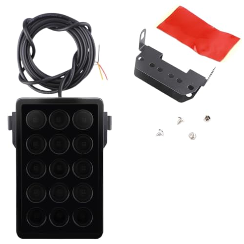 Feu arrière de Formule 1 HRTLSS avec 15 LED stop clignotantes universel 12V