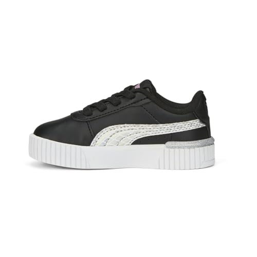 PUMA Toddler Girls Carina 2.0 Mermaid Lace Up Sneakers Shoes Casual - Black3