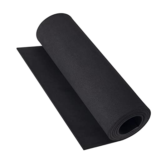 Black 4mm EVA Foam Roll, MEARCOOH 59''x13.9'' Premium Cosplay EVA Craft Foam Sheets