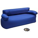 KingCamp Folding Air Sofa Chair Support Up to 660 lbs-Waterproof, Inflatable and Portable Sofa for Garden Outdoor Travel Camping Picnic or Indoor Furniture