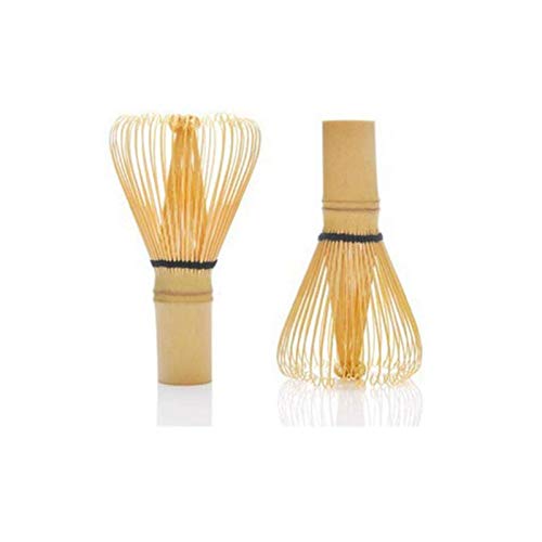 hospuck Matcha Brush, Bamboo Stirring Brush with Long Handle, Diy Coffee Set Grinder Powder Tool.