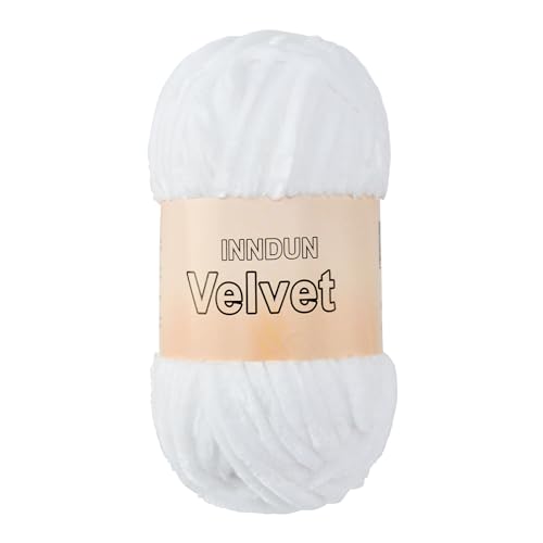 Image of Soft Velvet Chenille Yarn for Crocheting, Super Bulky Yarn for Blankets