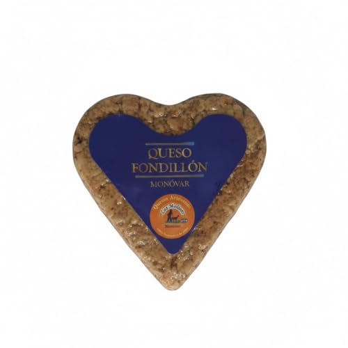 Queso Artesano Fondillón 100% de Leche de Cabra Entero 380 gr | Queso Gourmet Forma de Corazón Elaboración Tradicional y Casera con Ganadería Propia | Sabor Único y Natural