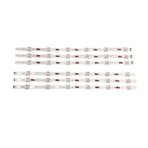 WMAMBZNDHP LED-Streifen passend for Samsung GU50TU8079 GU50TU8079U UE50TU7105K UE50TU7095U UE50TU8005K UE50TU8002K UA50TU8000 UA50TU7000 UN50TU8000G(Kit 6pcs for 1 TV)