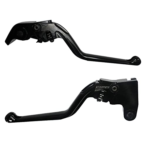 ACCOSSATO Paar Hebel schwarz für Triumph Daytona 675 R von 2011 bis 2017 (CC 675)