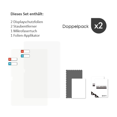 Antireflex-Displayschutzfolie (2er-Pack) für Amazon Fire HD 10 (13. Gen., 2023) – Ansicht 5