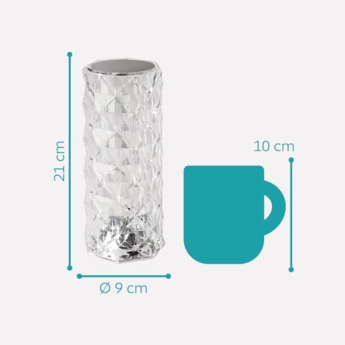 Lampe de table LED sans fil pour illuminer vos dîners en terrasse et soirées cosy