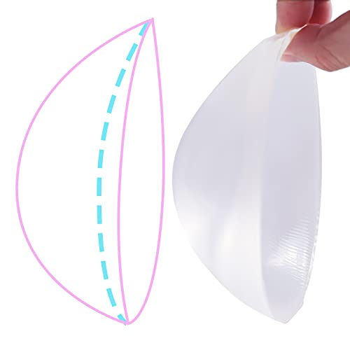 Concave Breast Forms - Round Bra Inserts Silicone Breast Prosthesis Padding Enhancers3