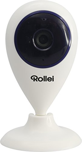 Preisvergleich Produktbild Rollei Überwachungskamera Mini WLAN mit Steuerungs App zur Fernüberwachung Nachtsichtfunktion weiß
