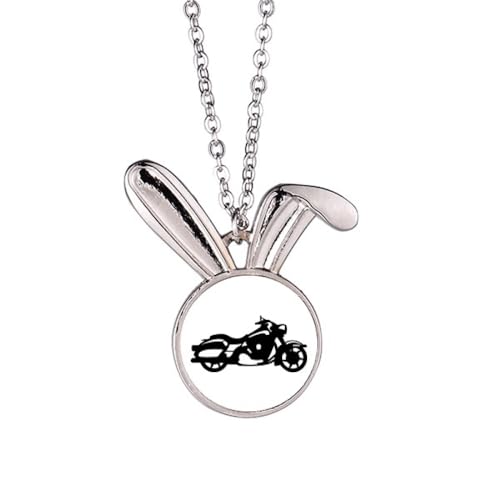 Idée cadeau collier lapin mécanique moto pour surprendre un passionné
