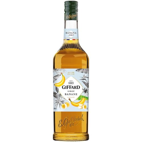 GIFFARD ジファール バナナ シロップ 1000ml 6本 小川珈琲 フランス ノンアルコールシロップ ケース販売