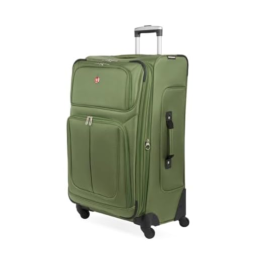 SwissGear Sion Softside Luggage, 29-Inch Evergreen