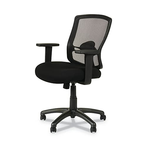 Alera Aleet42Me10B Alera Etros Series Mesh Mid-Back Swivel/Tilt Chair, Black #TOP7