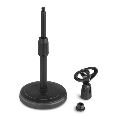 Support micro pour table Vonyx TS03 noir réglable avec pince - 3