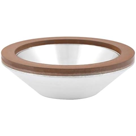 Muela Abrasiva Taza de Muela Cóncava Revestida Copa de Abocinamiento de Grano 180 Cover