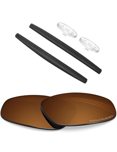 Image of BLAZERBUCK Anti-salt Polarized Replacement Lenses & Sock Kit for Oakley Whisker OO4141 Sunglass