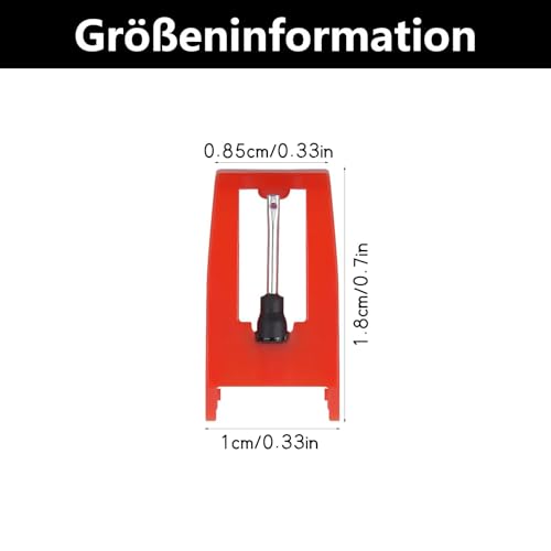 2 Stück Plattenspieler Nadel, Nadeln Für Schallplattenspieler, Plattenspieler Nadeln Ersatzzubehör, Austausch Plattenspieler Plattenspieler Nadel, Für Schallplattenspieler, Phonograph